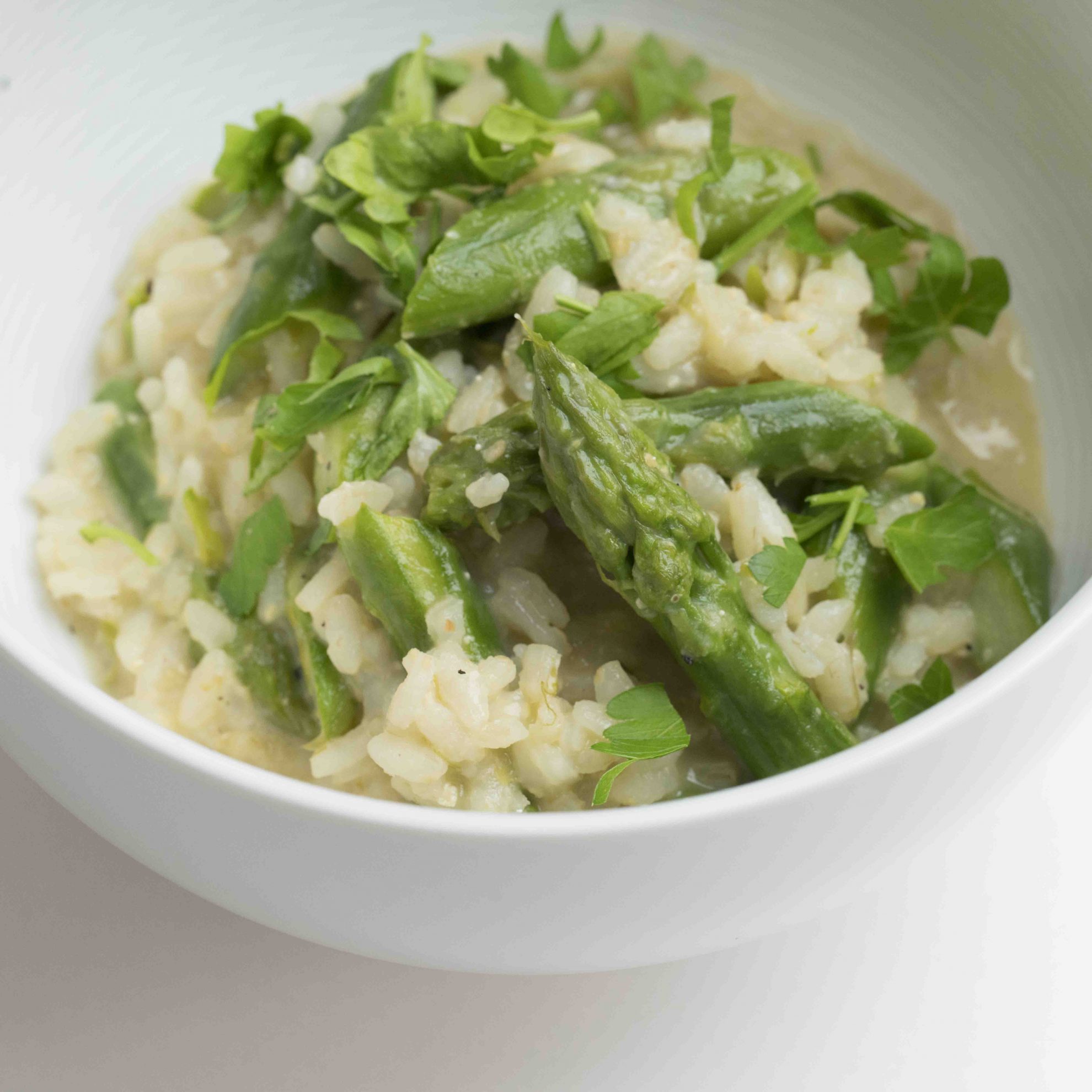 Spargel Risotto mit weißem Miso — HUADOU Soy Concept Store